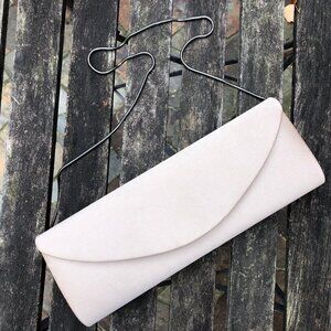 Beige clutch purse
